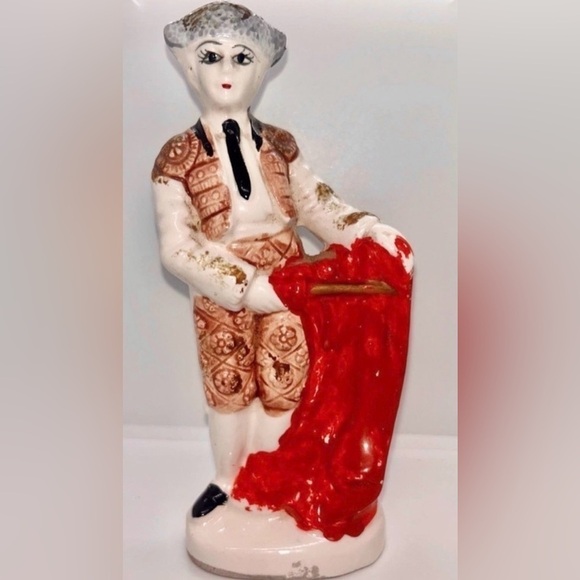 Other - Vintage Mid Century Modern Matador Bullfighter Ceramic Figurine